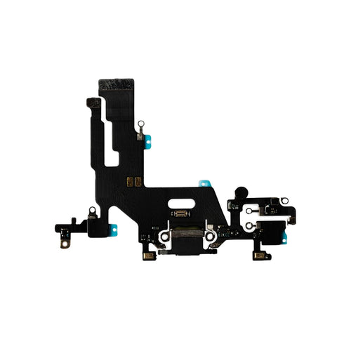 Aftermarket Plus Charging Port Flex Cable for iPhone 11 - Black