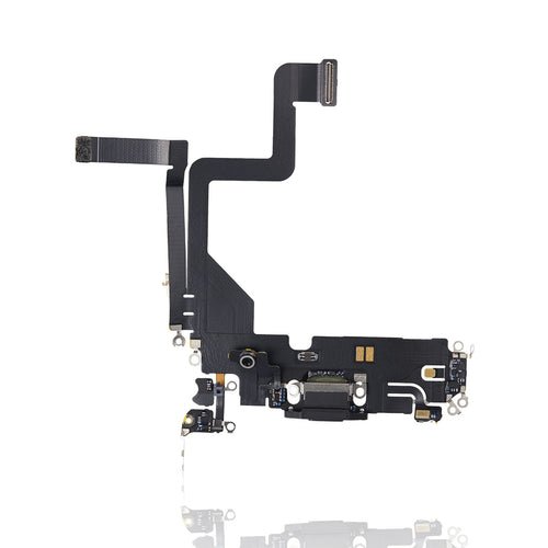 Aftermarket Plus Charging Port Flex Cable for iPhone 14 Pro - Space Black