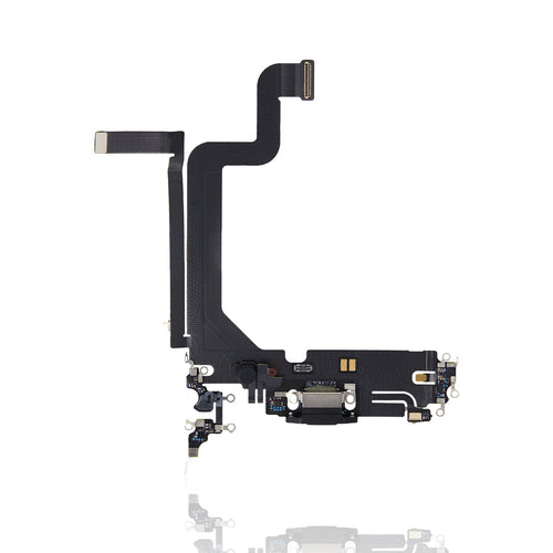 Aftermarket Plus Charging Port Flex Cable for iPhone 14 Pro Max - Space Black