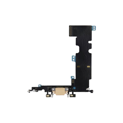 Aftermarket Plus Charging Port Flex Cable for iPhone 8 Plus - Gold