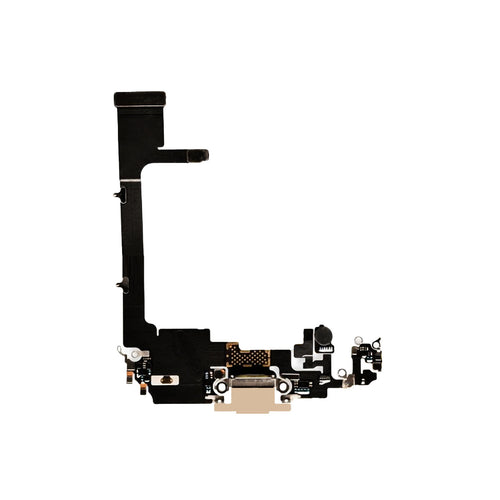 Aftermarket Plus Charging Port Flex Cable with Board for iPhone 11 Pro - Gold