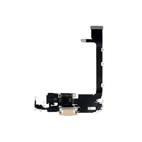 Aftermarket Plus Charging Port Flex Cable with Board for iPhone 11 Pro Max - Gold