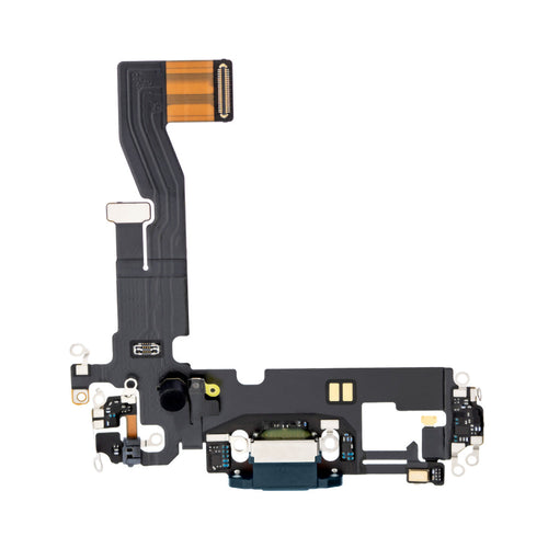 Aftermarket Plus Charging Port Flex Cable with Board for iPhone 12 / 12 Pro - Pacific Blue