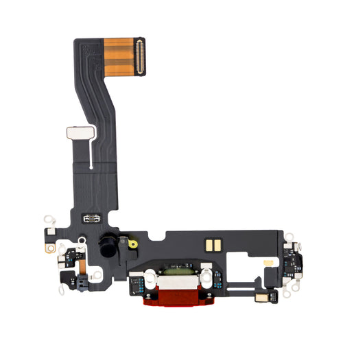 Aftermarket Plus Charging Port Flex Cable with Board for iPhone 12 / 12 Pro - Red