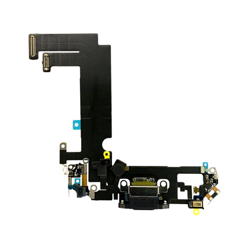 Aftermarket Plus Charging Port Flex Cable with Board for iPhone 12 Mini - Black