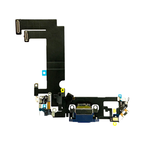 Aftermarket Plus Charging Port Flex Cable with Board for iPhone 12 Mini - Blue