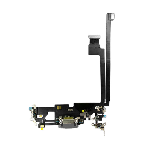 Aftermarket Plus Charging Port Flex Cable with Board for iPhone 12 Pro Max - Graphite