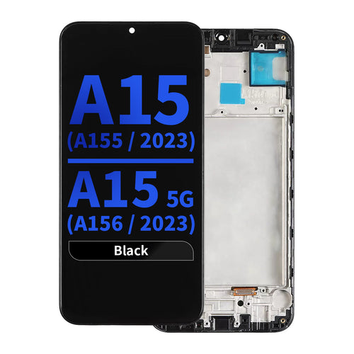 Aftermarket Plus LCD Assembly with Frame for Samsung Galaxy A15 (A155 / 2023) / A15 5G (A156 / 2023) (6.5