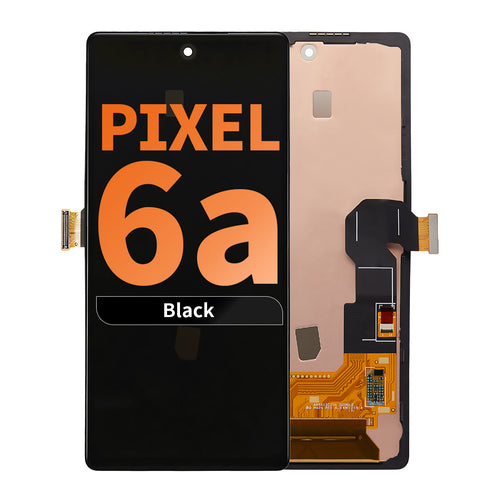 Aftermarket Pro OLED Assembly with Frame for Google Pixel 6a (Without Finger Print Sensor) - Black