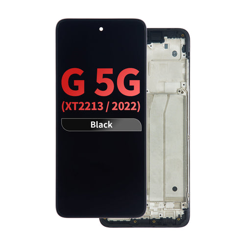 FOG LCD Assembly with Frame for Moto G 5G (XT2213 / 2022) - Black