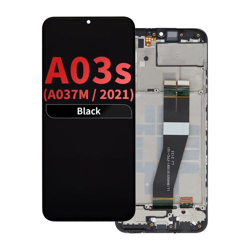 FOG LCD Assembly with Frame for Samsung Galaxy A03s (A037M / 2021) (Single-SIM) - Black