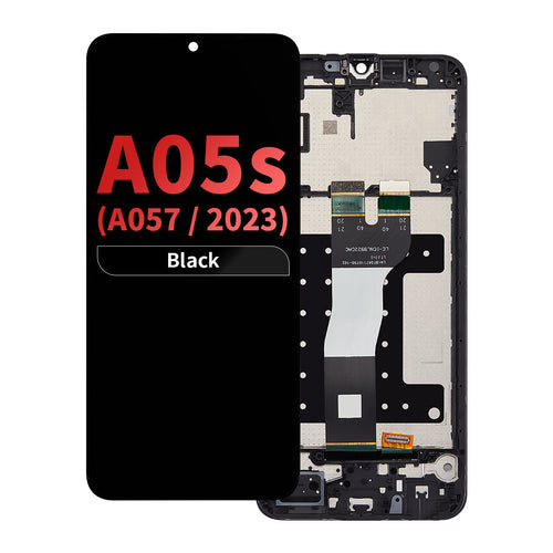 FOG LCD Assembly with Frame for Samsung Galaxy A05s (A057 / 2023) - Black