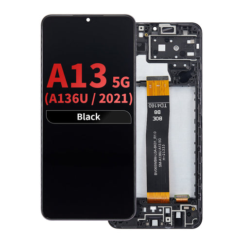 FOG LCD Assembly with Frame for Samsung Galaxy A13 5G (A136U / 2021) - Black