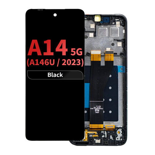 FOG LCD Assembly with Frame for Samsung Galaxy A14 5G (A146U / 2023) - Black