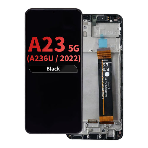 FOG LCD Assembly with Frame for Samsung Galaxy A23 5G (A236U / 2022) (US Version) - Black