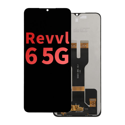 FOG LCD Assembly without Frame for T-Mobile Revvl 6 5G / 6x 5G / Cricket Icon 4