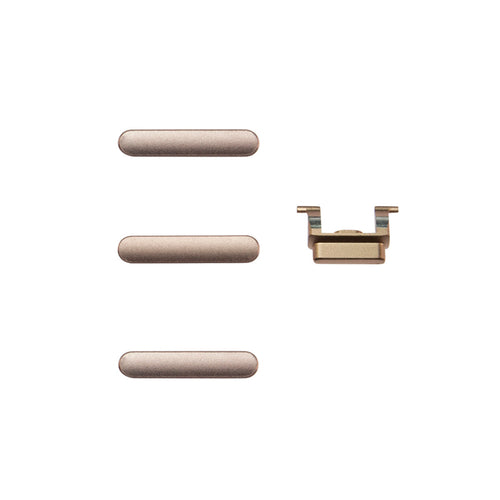 Hard Buttons (Power + Volume + Switch) for iPhone 8 - Gold