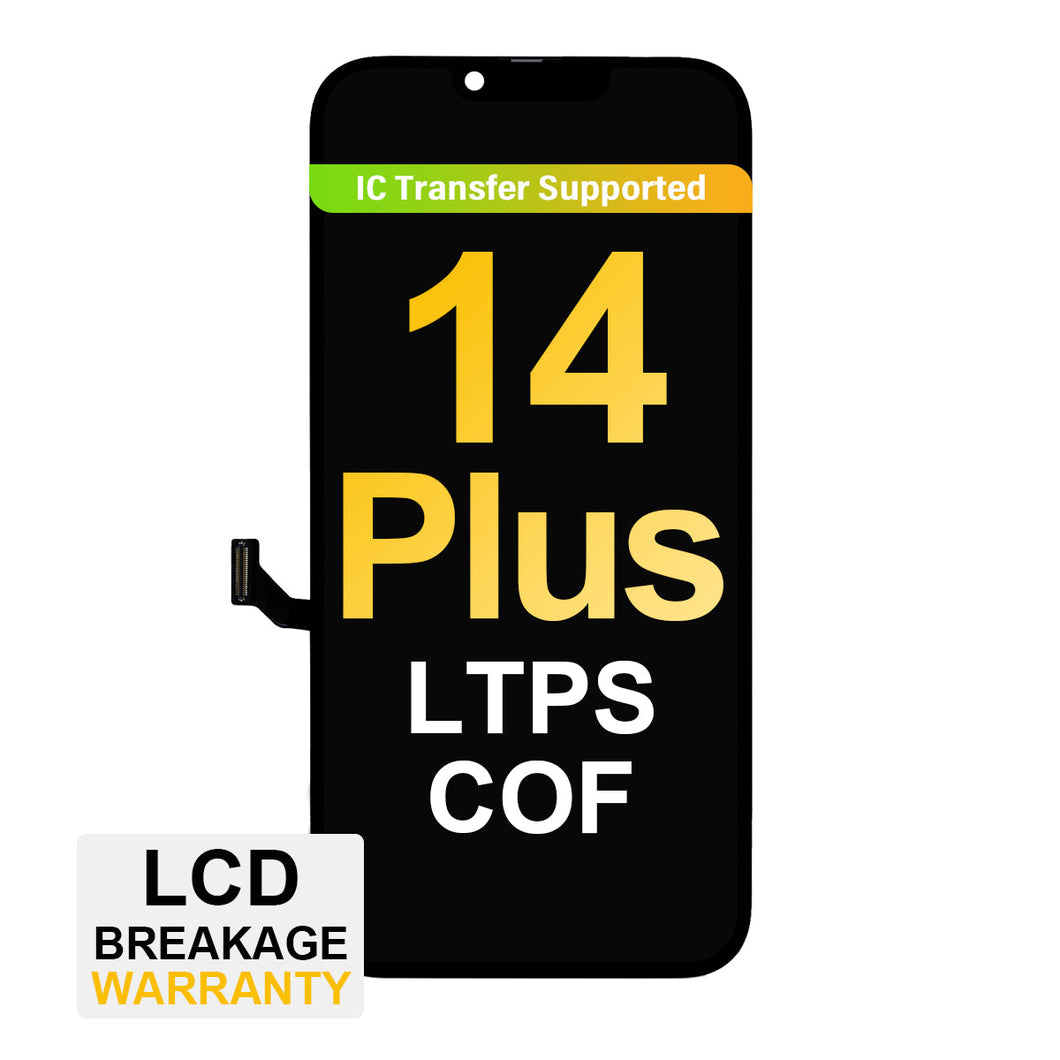 Black LTPS InCell LCD assembly for iPhone 14 Plus