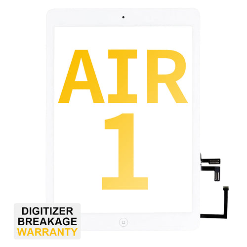 MP+ Digitizer for iPad Air 1 (Home Button Pre-installed) - White