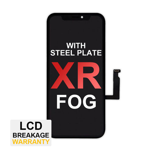 (MP+ FOG) LTPS InCell LCD Assembly for iPhone XR - Black (Steel Plate Pre-installed)