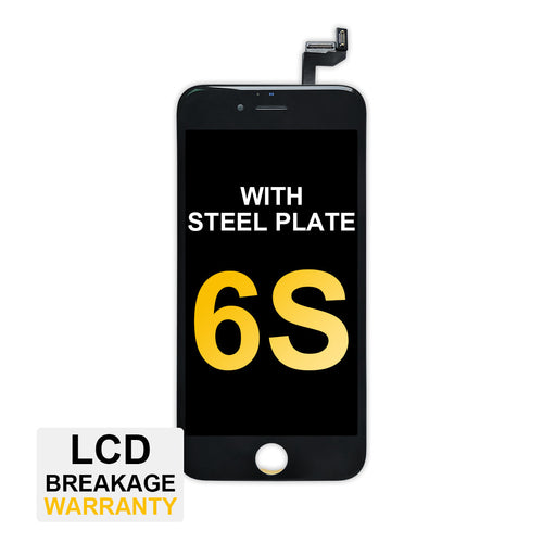 (MP+) LCD Assembly with Steel Plate for iPhone 6S - Black