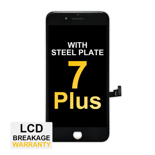 (MP+) LCD Assembly with Steel Plate for iPhone 7 Plus - Black