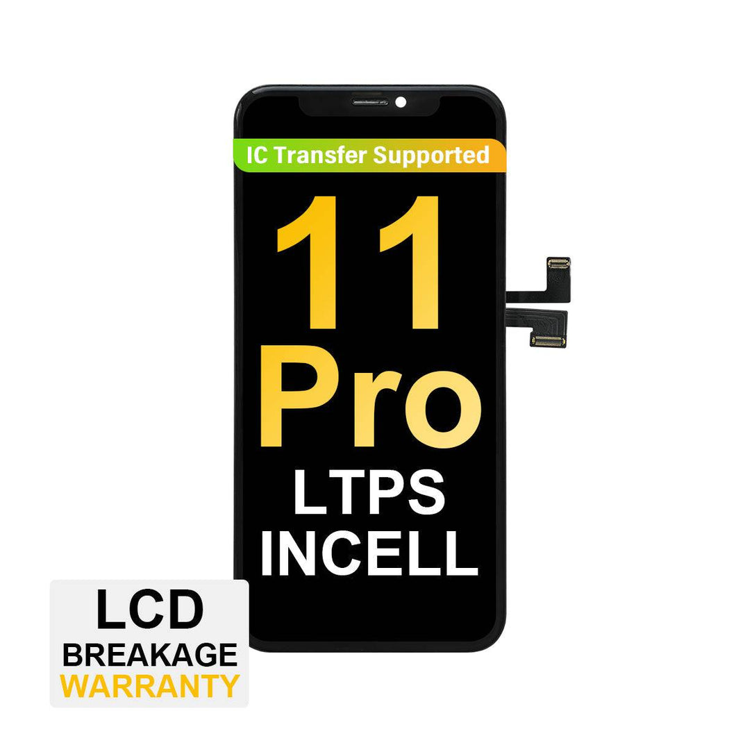 Black LTPS InCell LCD for iPhone 11 Pro with warranty