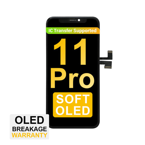 (MP+) Soft OLED Assembly for iPhone 11 Pro - Black