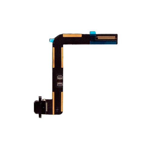 Premium Charging Port Flex Cable for iPad Air 1 / iPad 5 (2017) / iPad 6 (2018) - Black