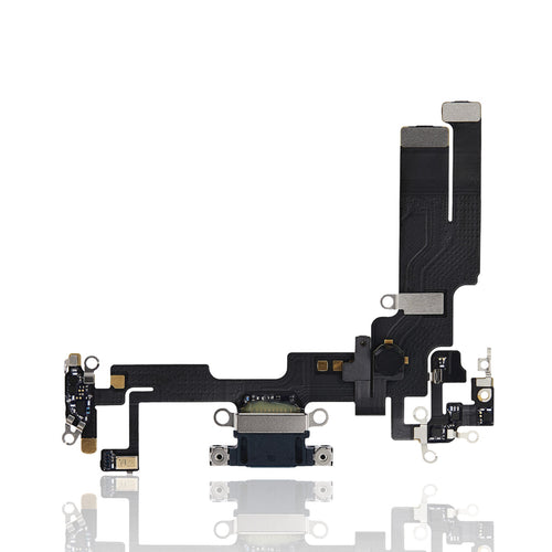 Premium Charging Port Flex Cable for iPhone 14 - Blue