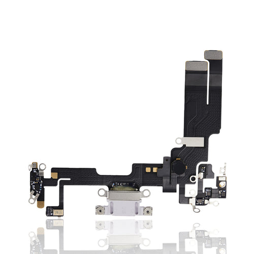 Premium Charging Port Flex Cable for iPhone 14 - Purple