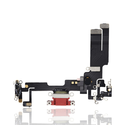 Premium Charging Port Flex Cable for iPhone 14 - Red