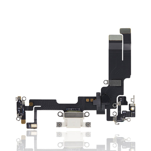 Premium Charging Port Flex Cable for iPhone 14 - Starlight