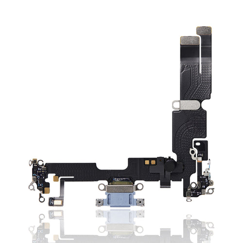 Premium Charging Port Flex Cable for iPhone 14 Plus - Blue