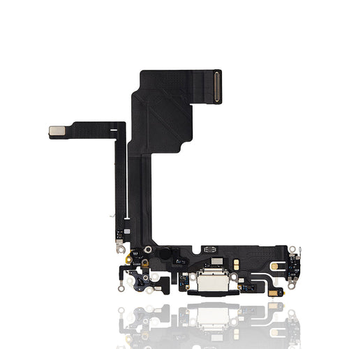 Premium Charging Port Flex Cable for iPhone 15 Pro - Black Titanium