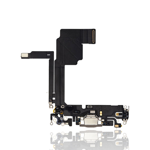 Premium Charging Port Flex Cable for iPhone 15 Pro - Natural Titanium