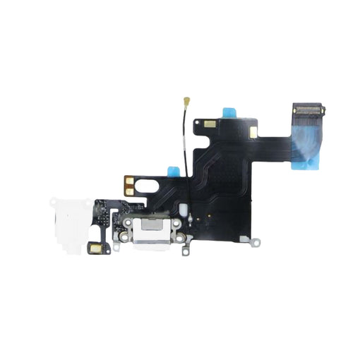 Premium Charging Port Flex Cable for iPhone 6 - Silver