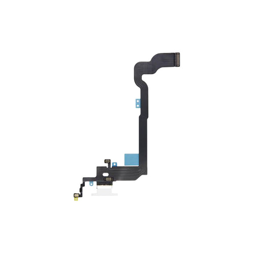 Premium Charging Port Flex Cable for iPhone X - Silver