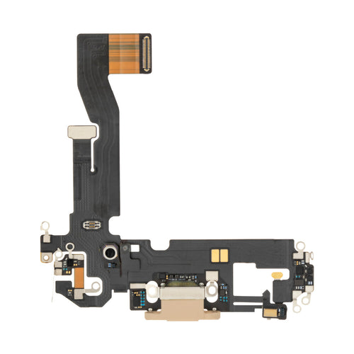 Premium Charging Port Flex Cable for iPhone 12 / 12 Pro - Gold