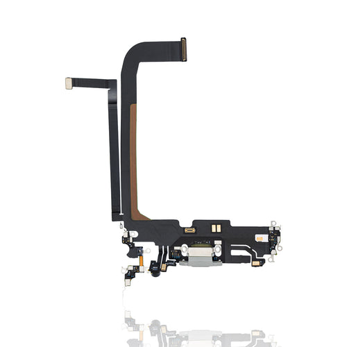 Premium Charging Port Flex Cable for iPhone 13 Pro Max - Silver