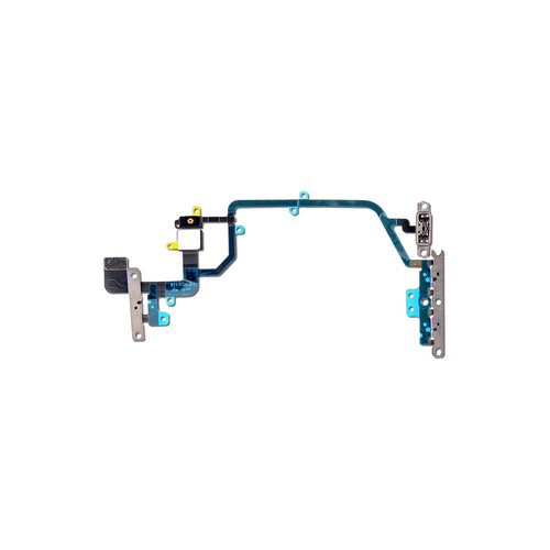 Premium Power Button and Volume Button Flex Cable with Microphone for iPhone XR