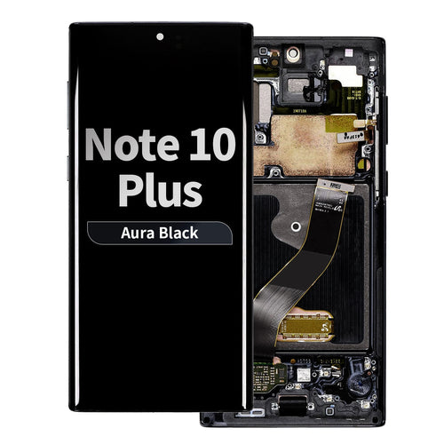 Refurbished OLED Assembly with Frame for Samsung Galaxy Note 10 Plus - Aura Black