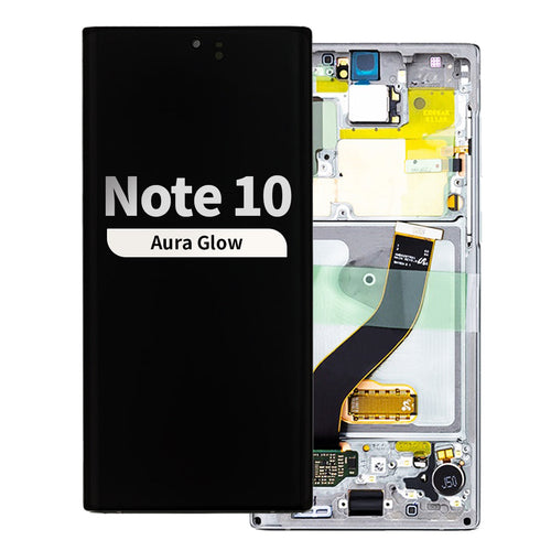 Refurbished OLED Assembly with Frame for Samsung Galaxy Note 10 - Aura Glow