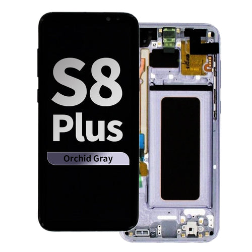 Refurbished OLED Assembly with Frame for Samsung Galaxy S8 Plus - Orchid Gray