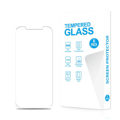 Tempered Glass for iPhone 12 Mini - Clear (10 Pack)